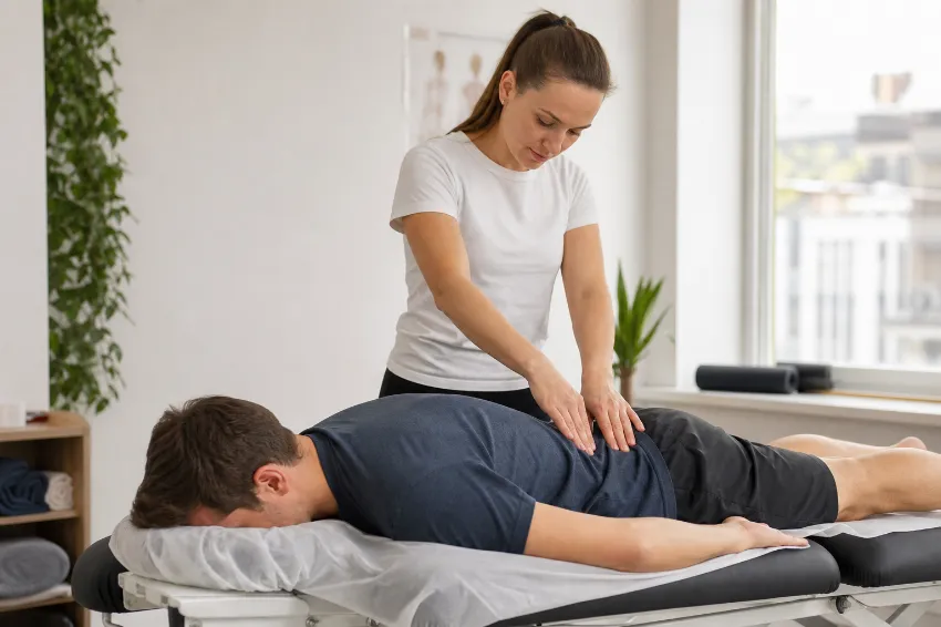 Fizioterapevtski pregled ledvenega dela hrbtenice